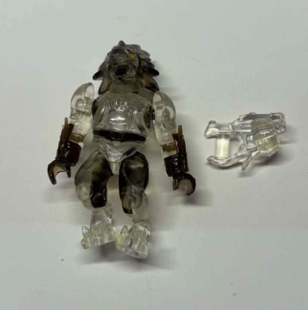 Halo Mega Bloks Construx Jackal Skirmisher Active Camo Ultra Translucent Figure